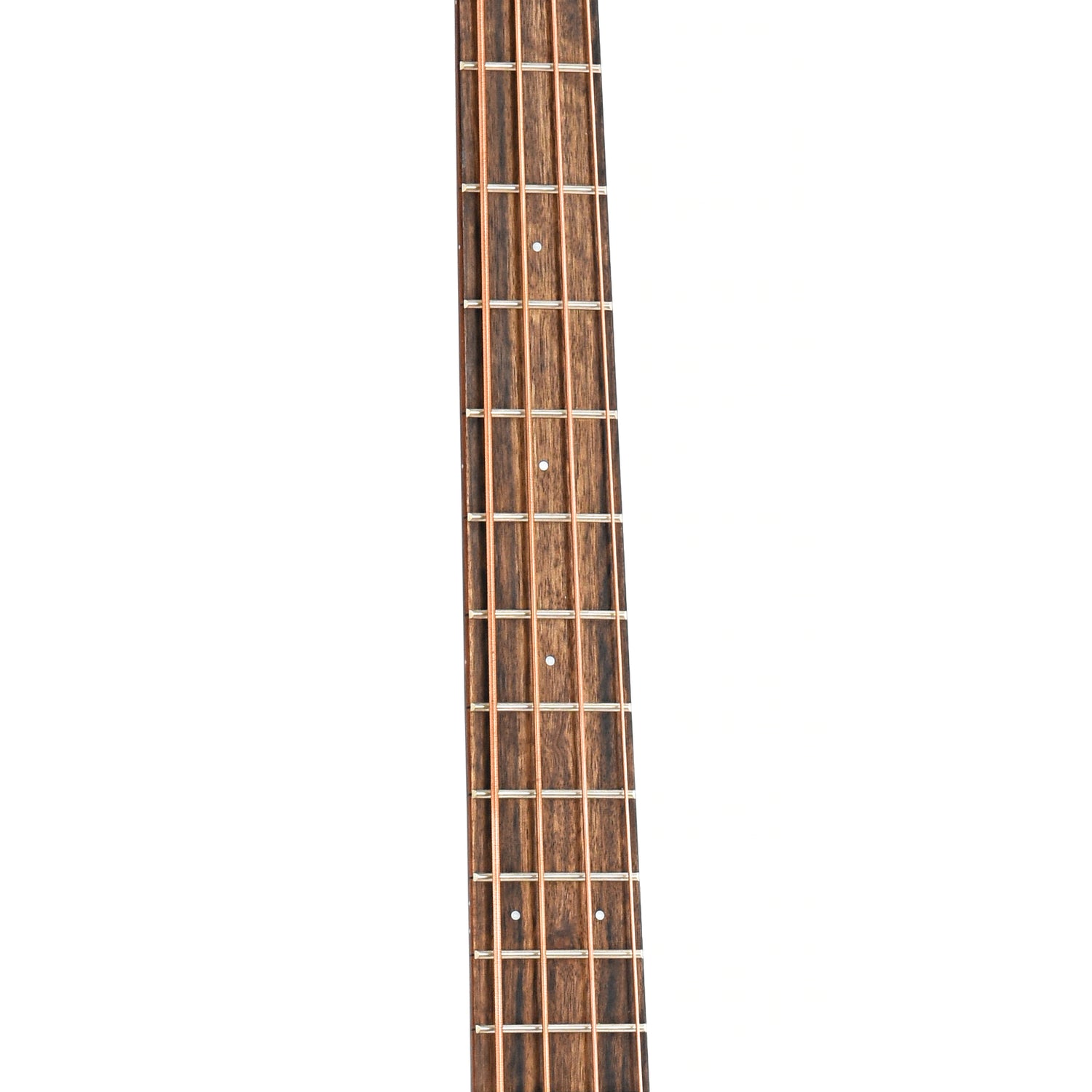 Fretboard of Breedlove Eco Collection Discovery S Concert Edgeburst Bass 