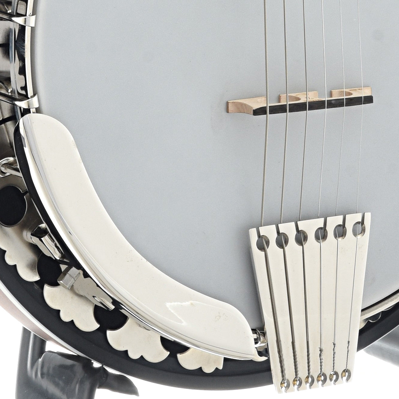 Image 4 of Deering B-6AE Boston 6-String Acoustic-Electric Banjo Guitar & Case - SKU# BOSTON6AE : Product Type 6-string Banjos : Elderly Instruments