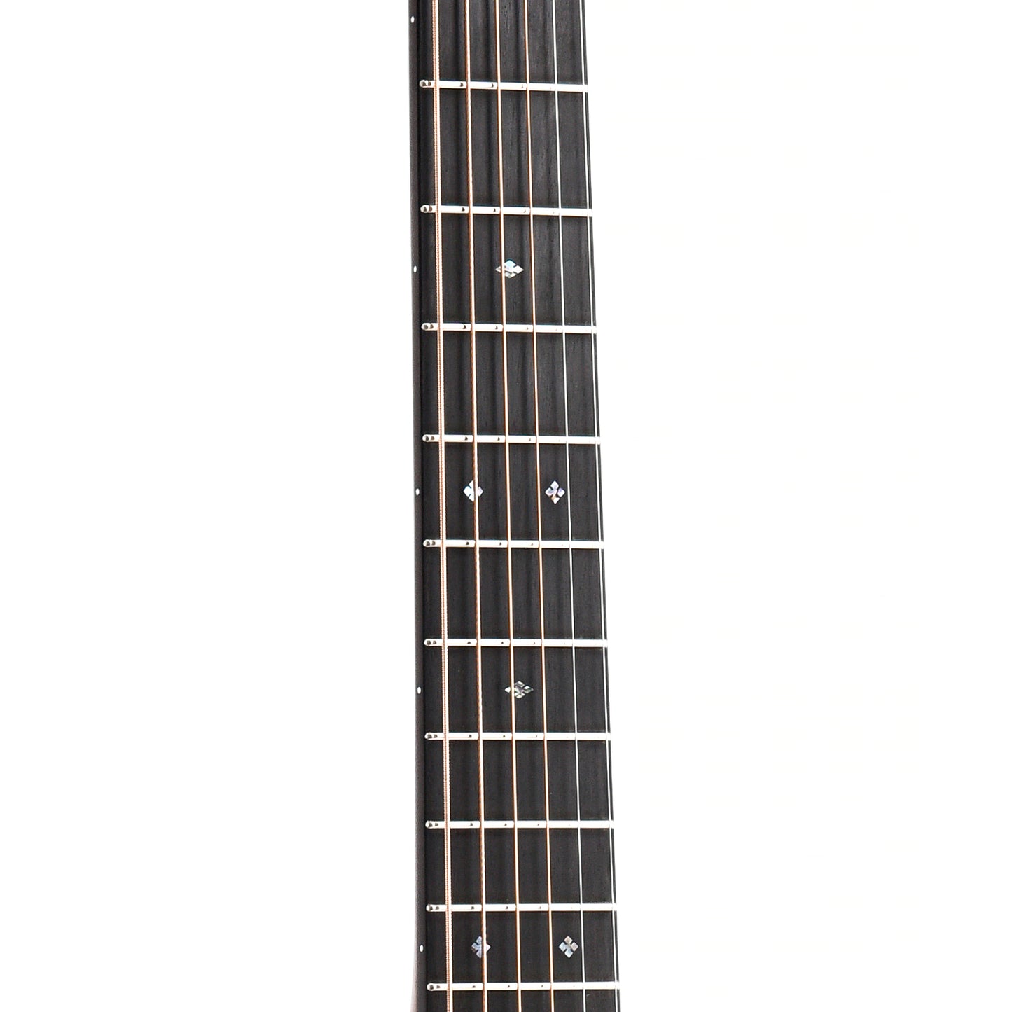 Fretboard of Martin Custom Herringbone 28 Style Dreadnought Guitar 