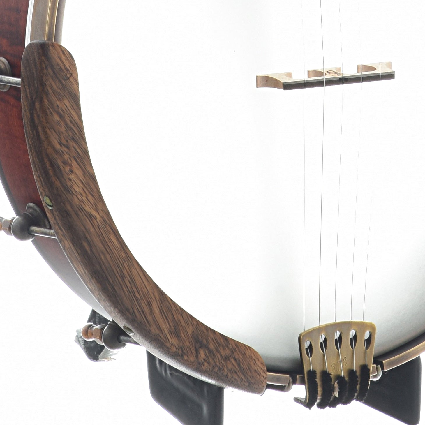 Image 4 of Ome Tupelo 12" Openback Banjo & Case, Curly Maple - SKU# TUPELO-CMPL : Product Type Open Back Banjos : Elderly Instruments