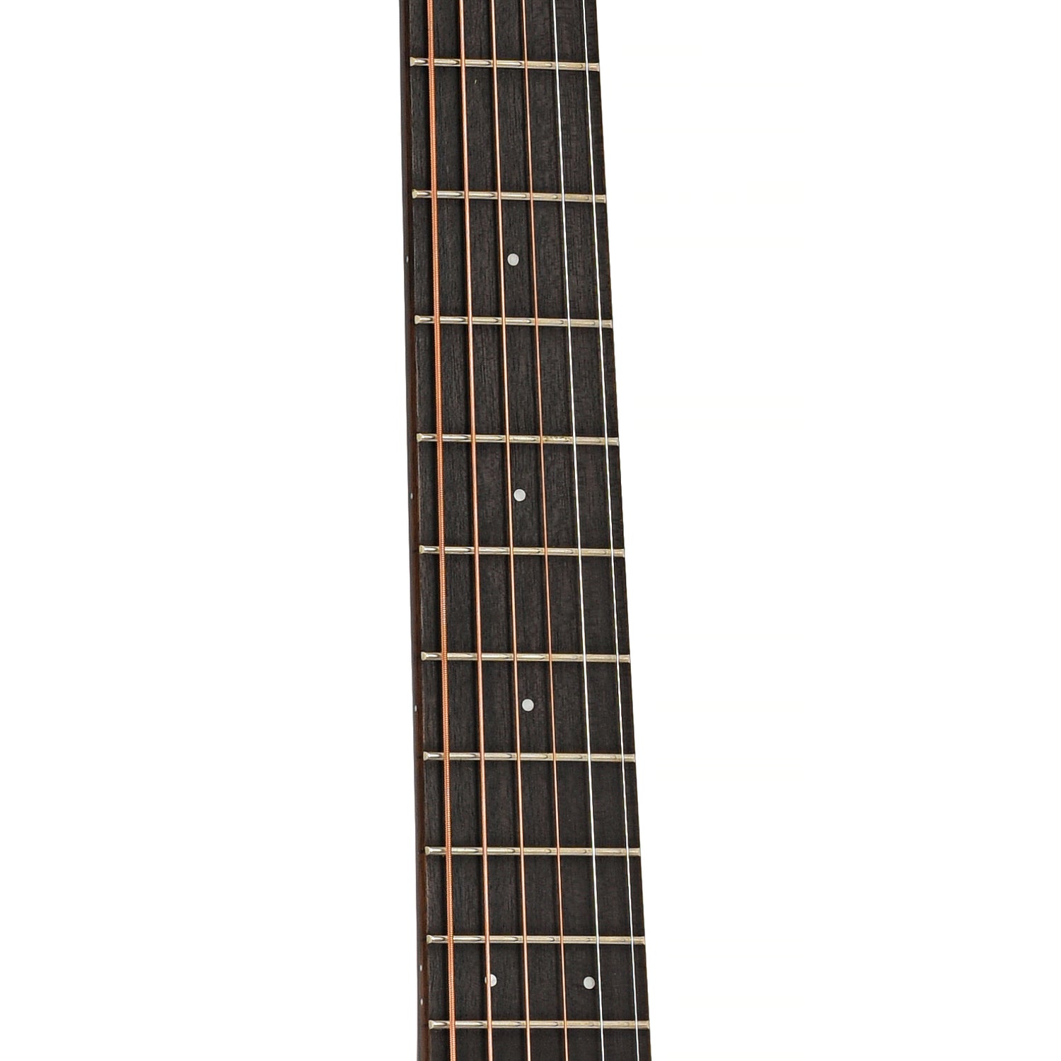Fretboard of Breedlove Eco Collection Rainforest S Concert Orchid CE African mahogany
