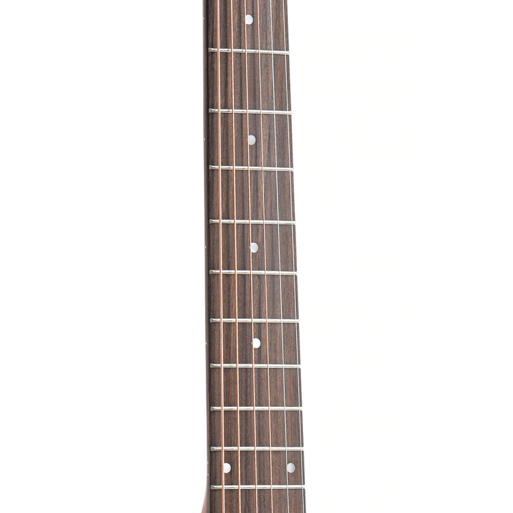 Fretboard of Guild F-240E Archback Jumbo Acoustic Guitar