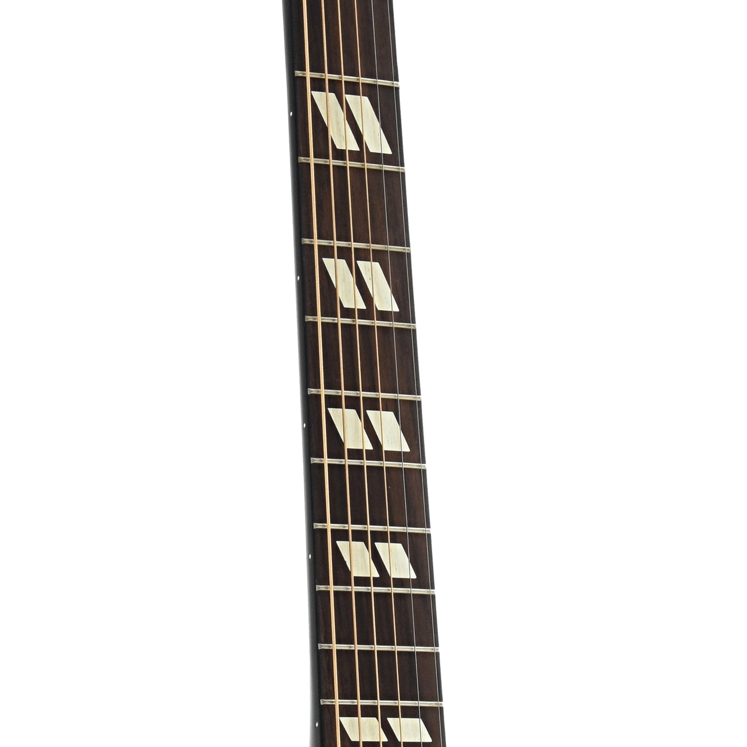 Fretboard of Recording King Dirty 30's Series 7 Dreadnought Guitar