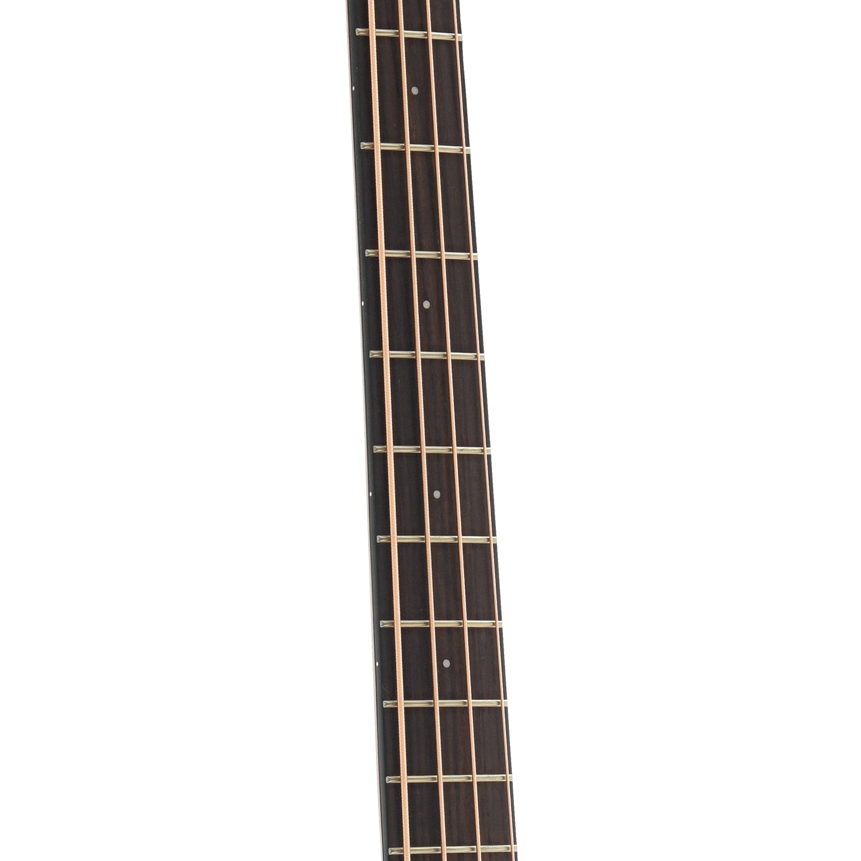 fretboard of Fender CB-60SCE Acoustic Bass, Natural Finish