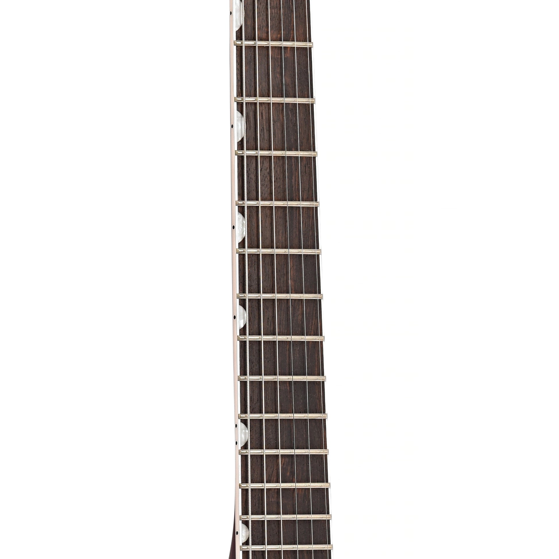 Fretboard of Gretsch G5222 Electromatic Double Jet BT with V-Stoptail, Walnut Stain