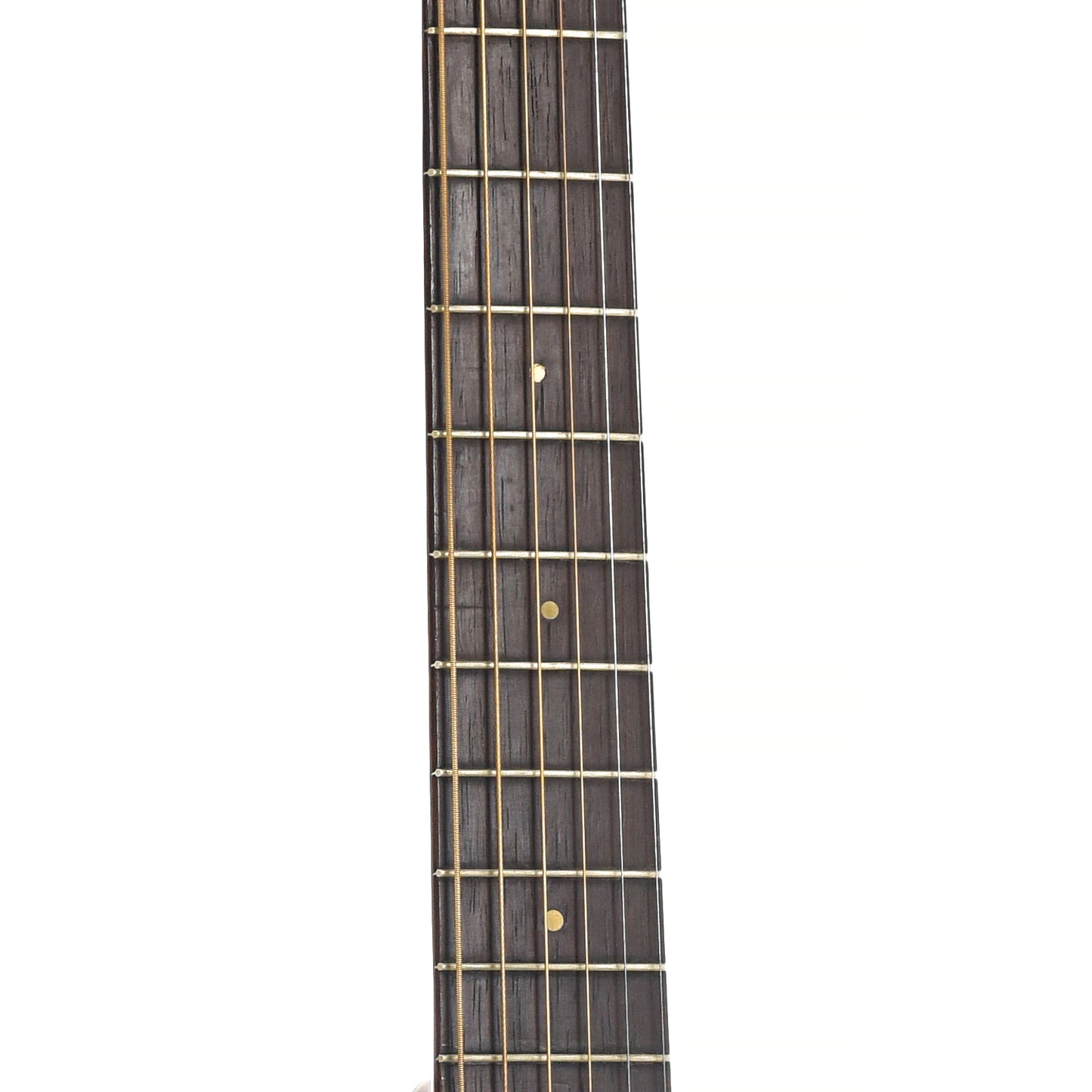 Fretboard of Mighty Mite Acoustic Guitar