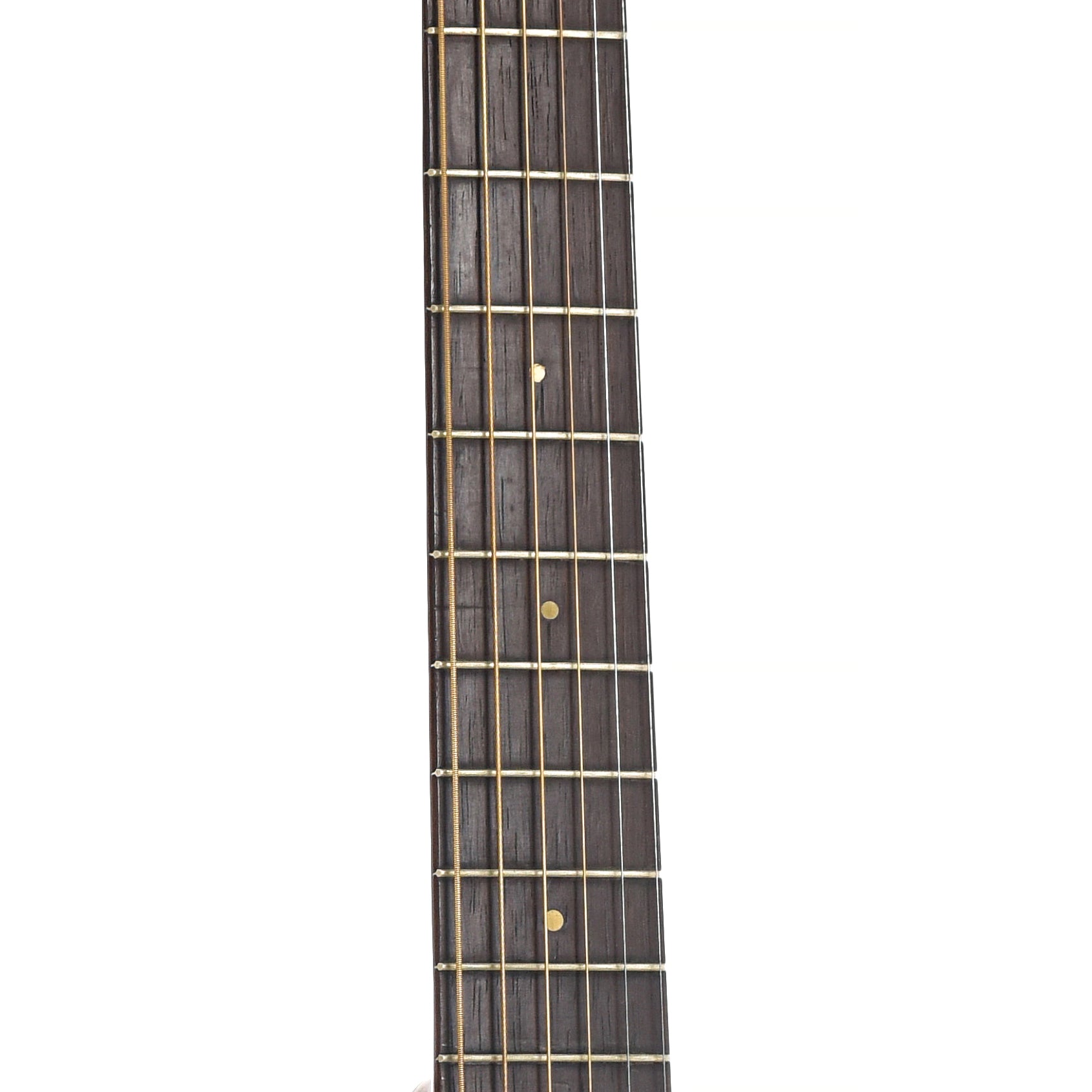 Fretboard of Mighty Mite Acoustic Guitar