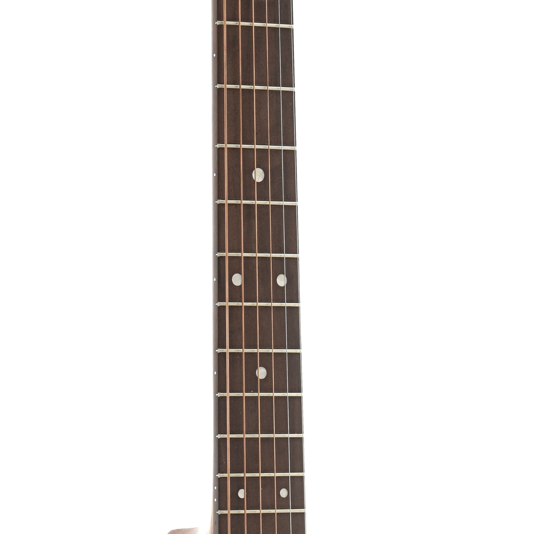 fretboard of Martin D-X2E Guitar