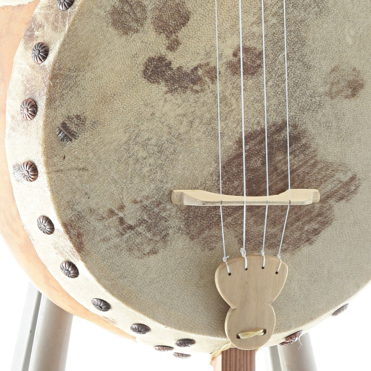 Image 4 of Menzies 4-String Gourd Banjo, #387 - SKU# MGB4-387 : Product Type Other Banjos : Elderly Instruments