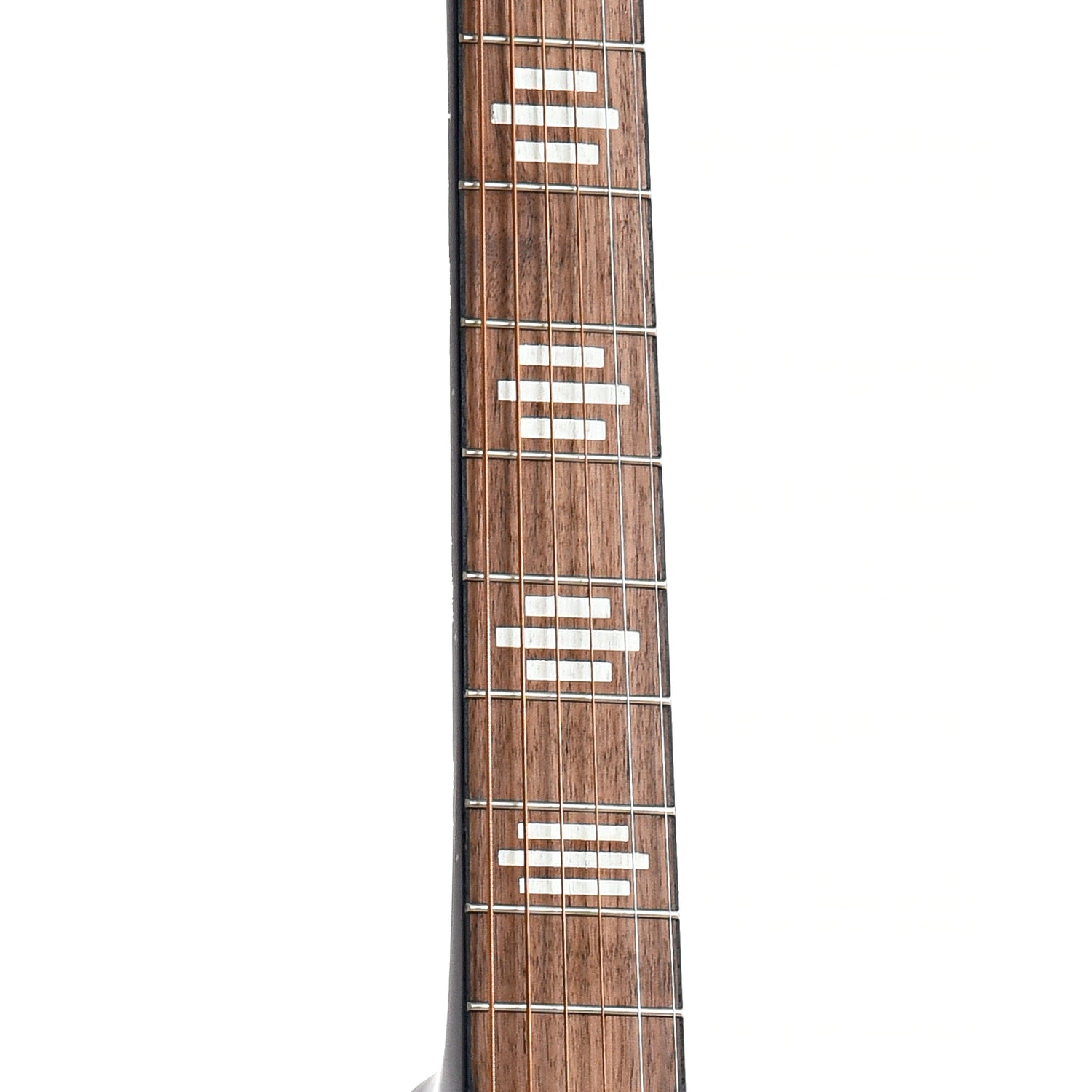 Fretboard of Recording King Dirty 30s Mini Bucker Resonator Guitar