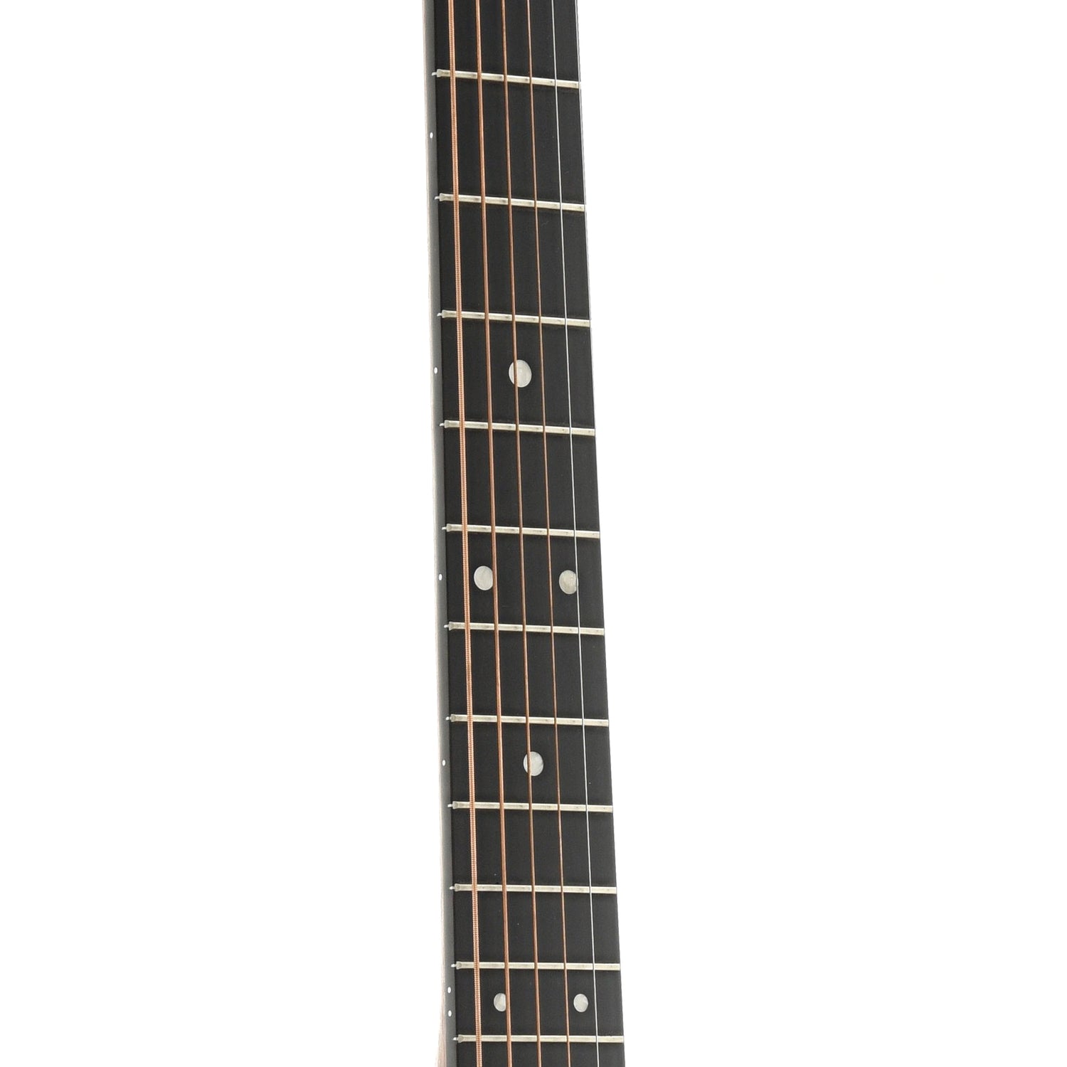 Fretboard of Martin D-12E Koa Guitar 