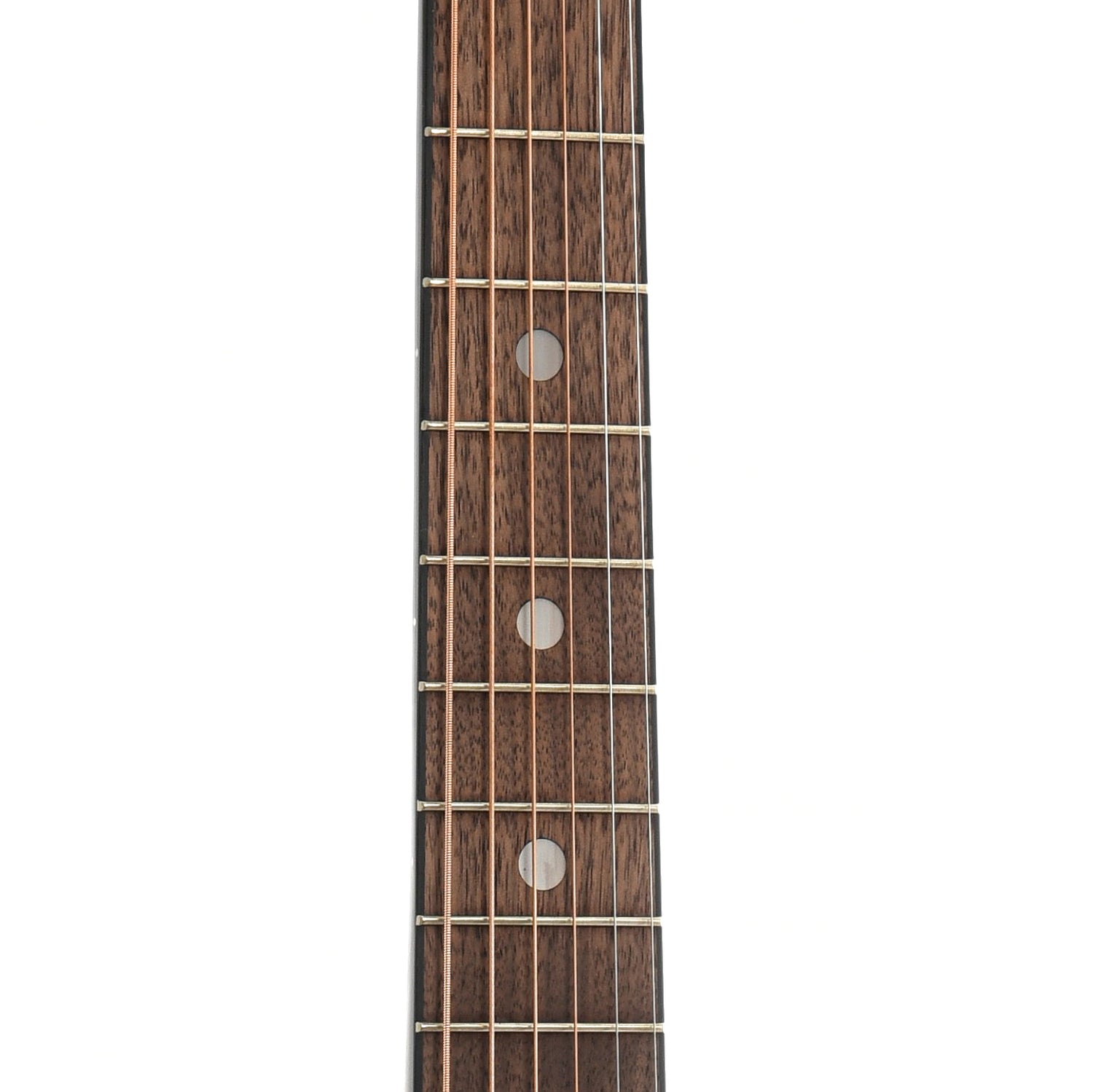 Fretboard of Gretsch 9520E Gin Rickey Acoustic/Electric Guitar