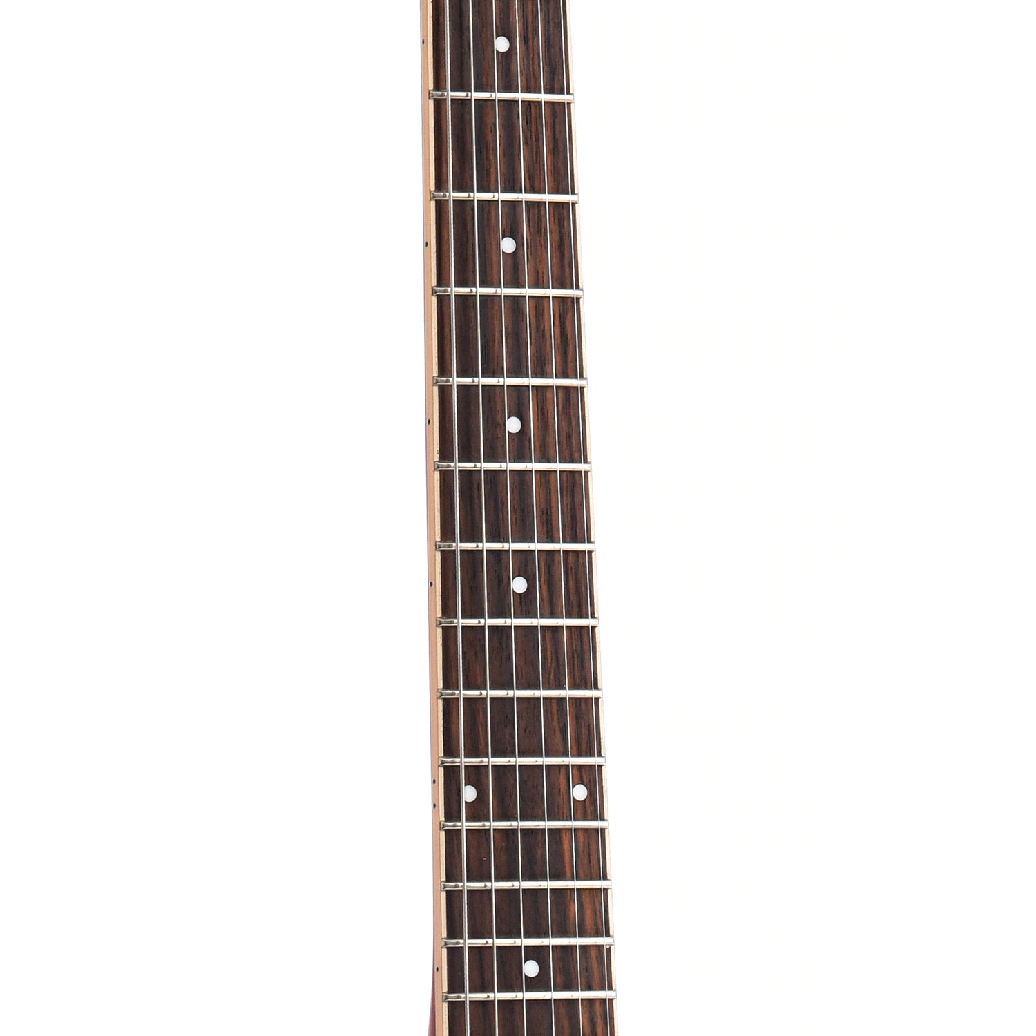 fretboard of Guild Starfire I Double Cutaway Semi-Hollow Body Guitar, Cherry Red