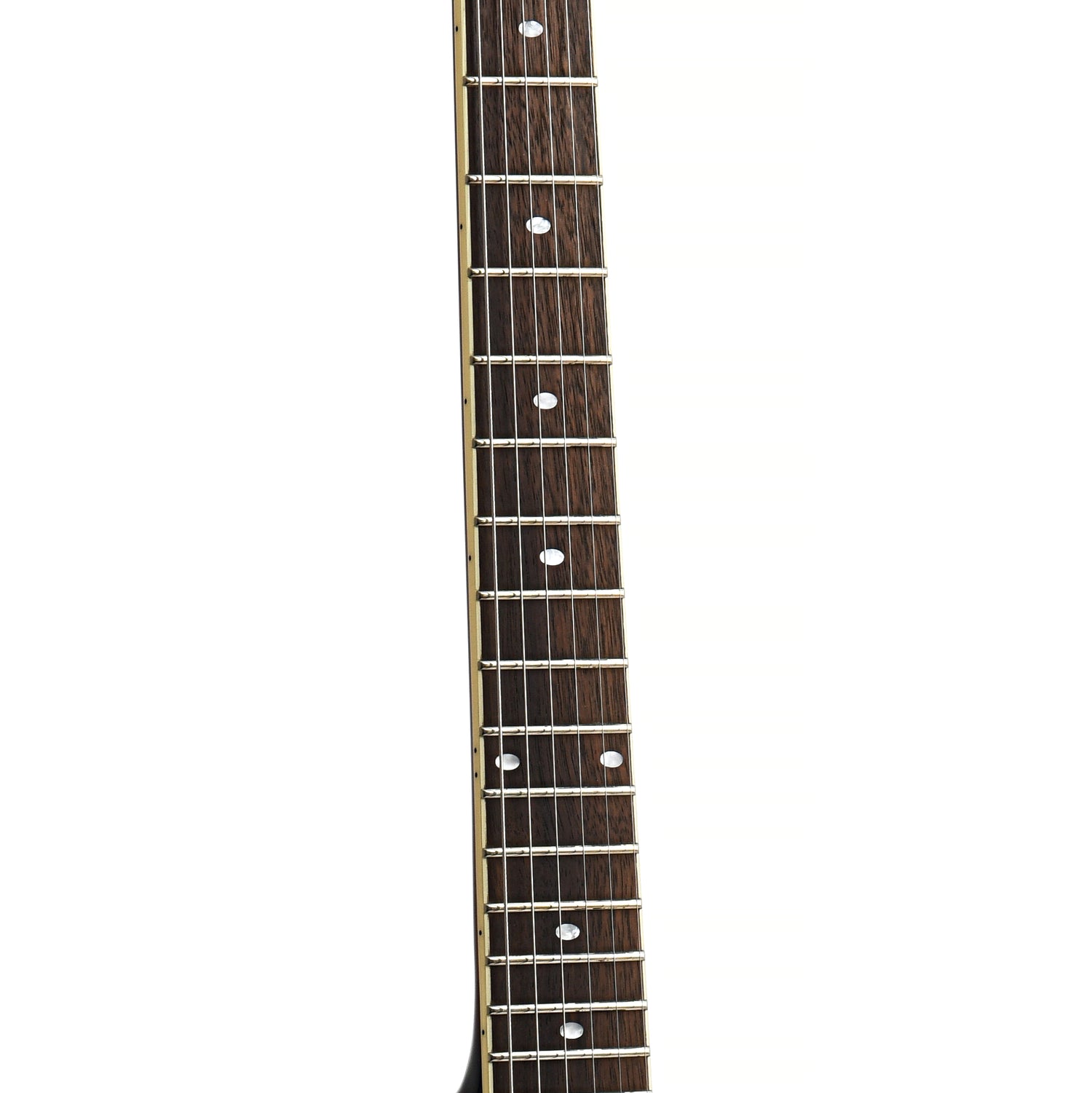 Fretboard of Gretsch G2655-P90 Streamliner Center Block Jr. Double-Cut P90 with V-Stoptail, Brownstone