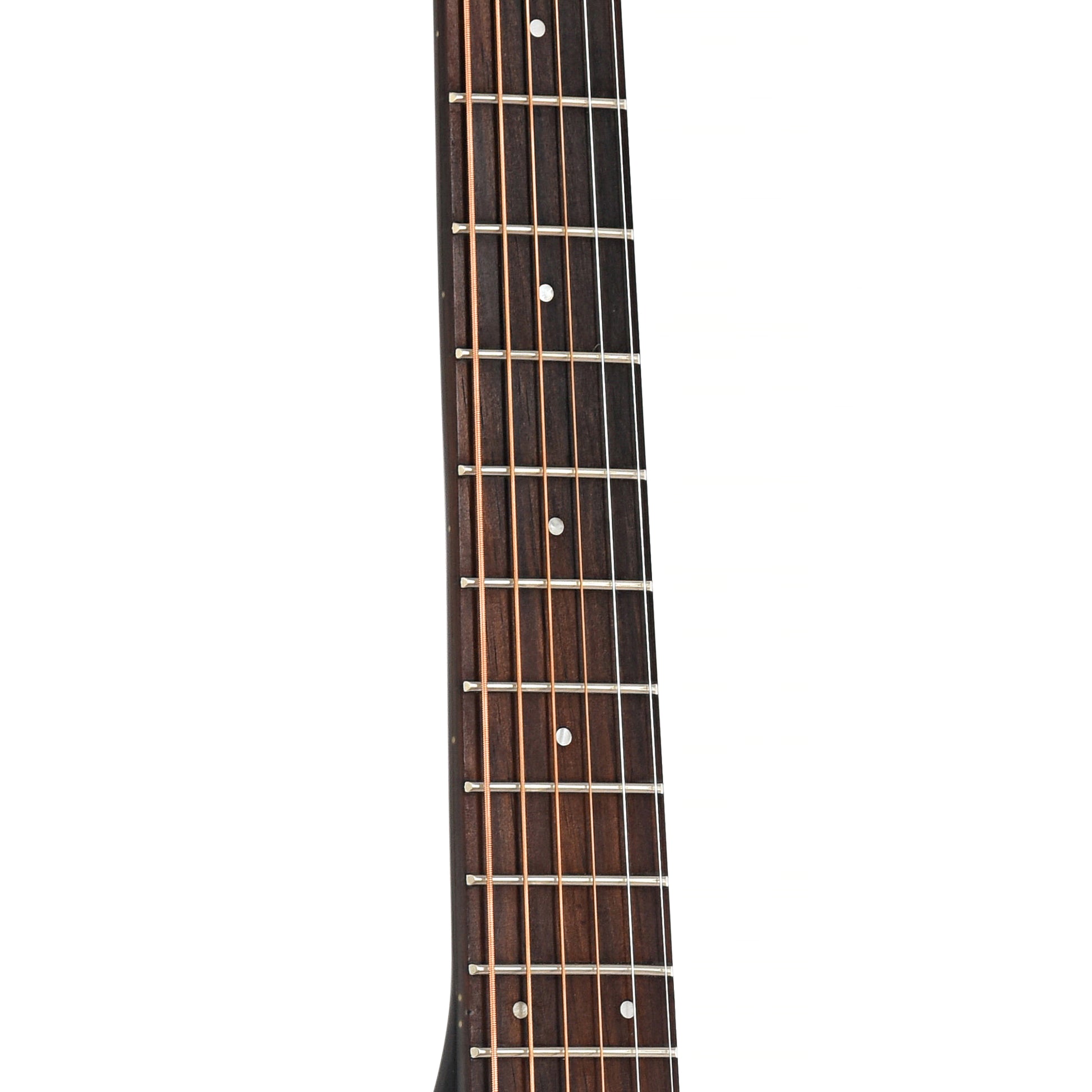 Fretboard of Klos Hybrid Custom Travel Guitar