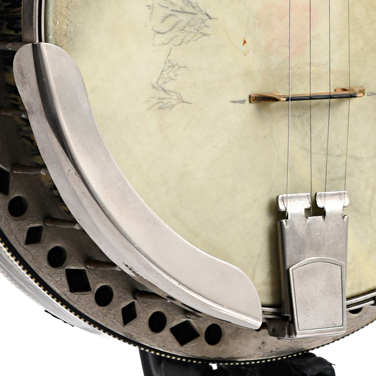 Image 4 of Stromberg-Voisenet Tenor Banjo (late 1930's) - SKU# 80U-207557 : Product Type Tenor & Plectrum Banjos : Elderly Instruments