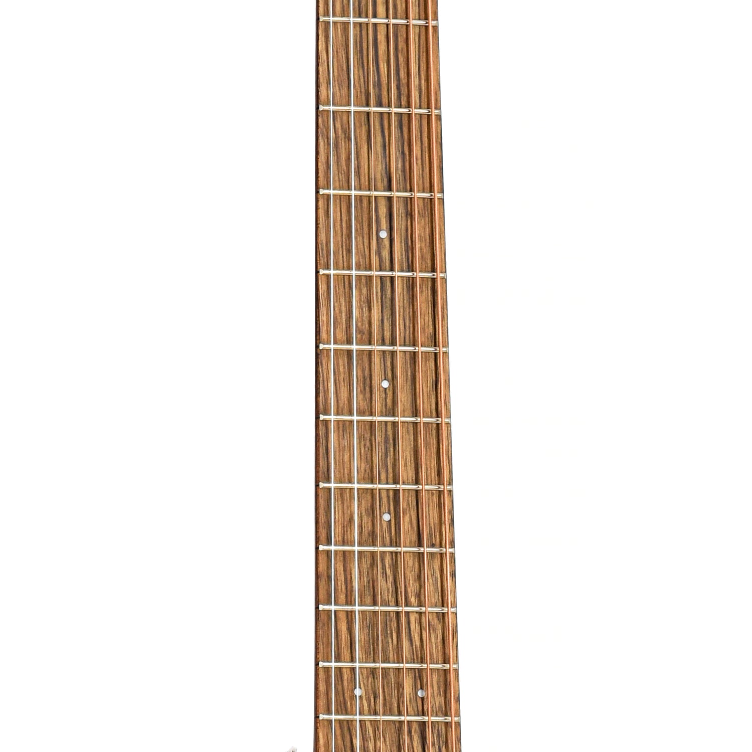 Fretboard of Breedlove Eco Collection Discovery S Concert LH European-African Mahogany