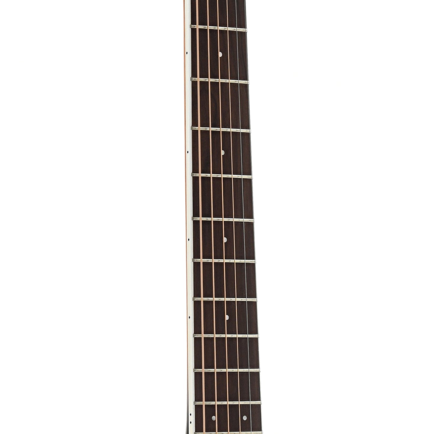 Fretboard of Guild F-250E Archback Deluxe Jumbo Acoustic Guitar