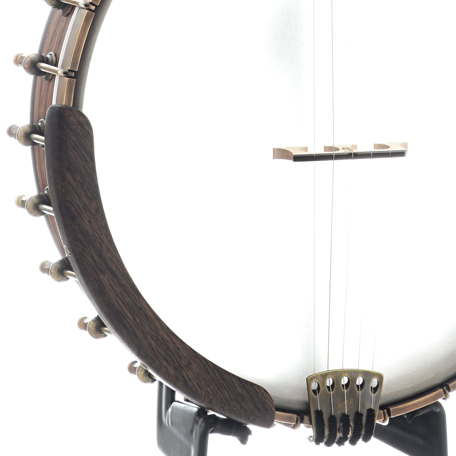 Image 4 of Ome Wizard 12" Openback Banjo & Case, Walnut - SKU# WIZARD-WAL : Product Type Open Back Banjos : Elderly Instruments