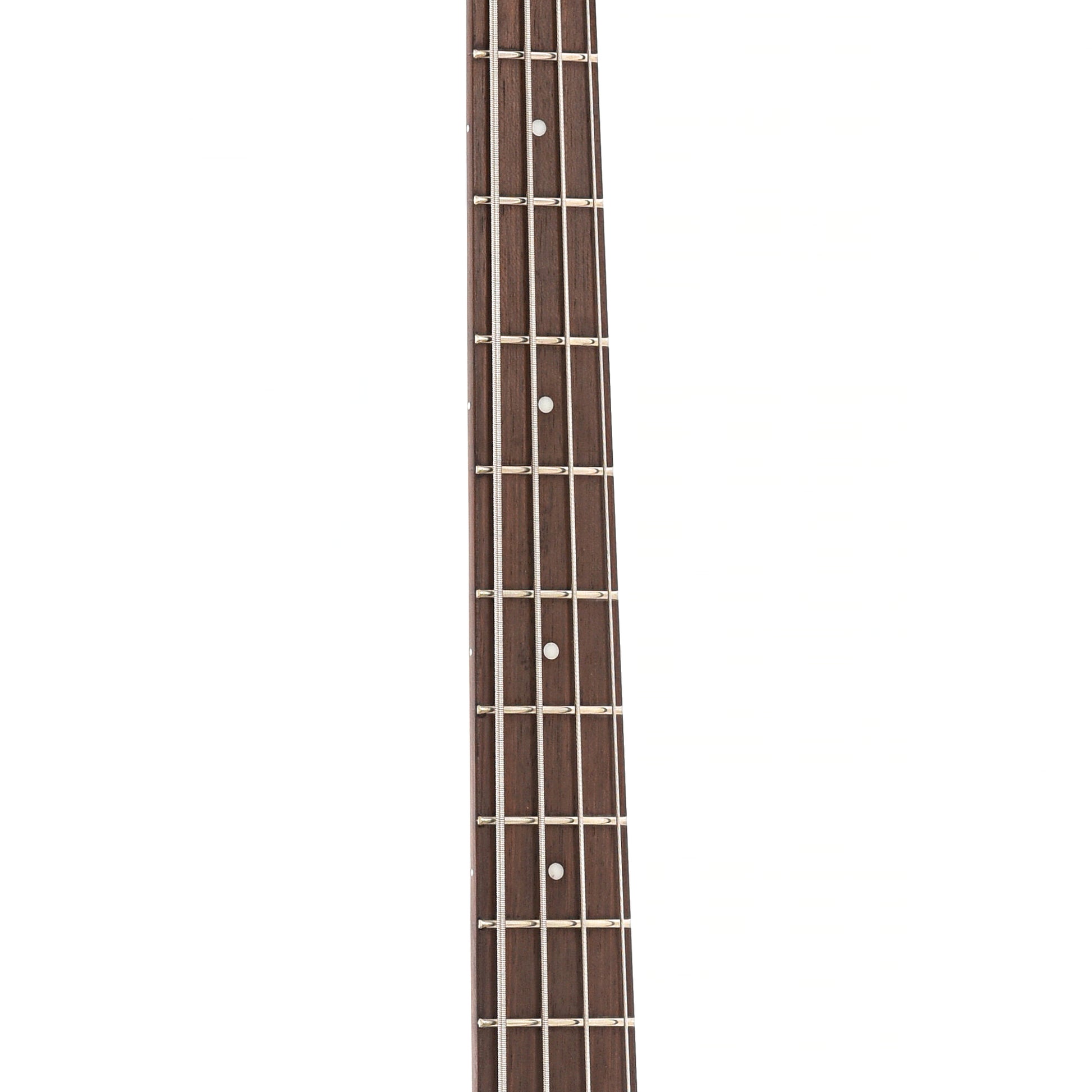 Fretboard of Ibanez SR300E Cerulean Aura Burst bass