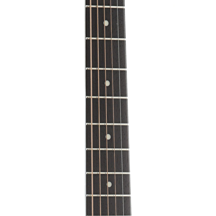 Fretboard of Recording King Series 11 All Solid Single 0 Acoustic Guitar