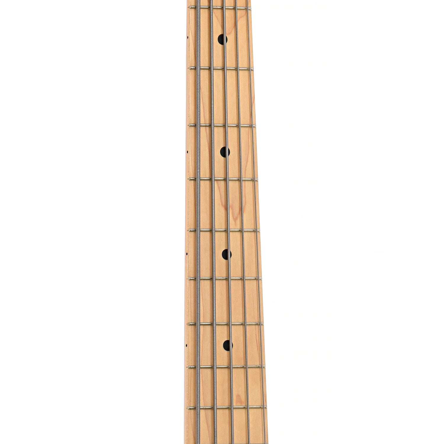 Fretboard of Lakland Skyline 5-String Bass