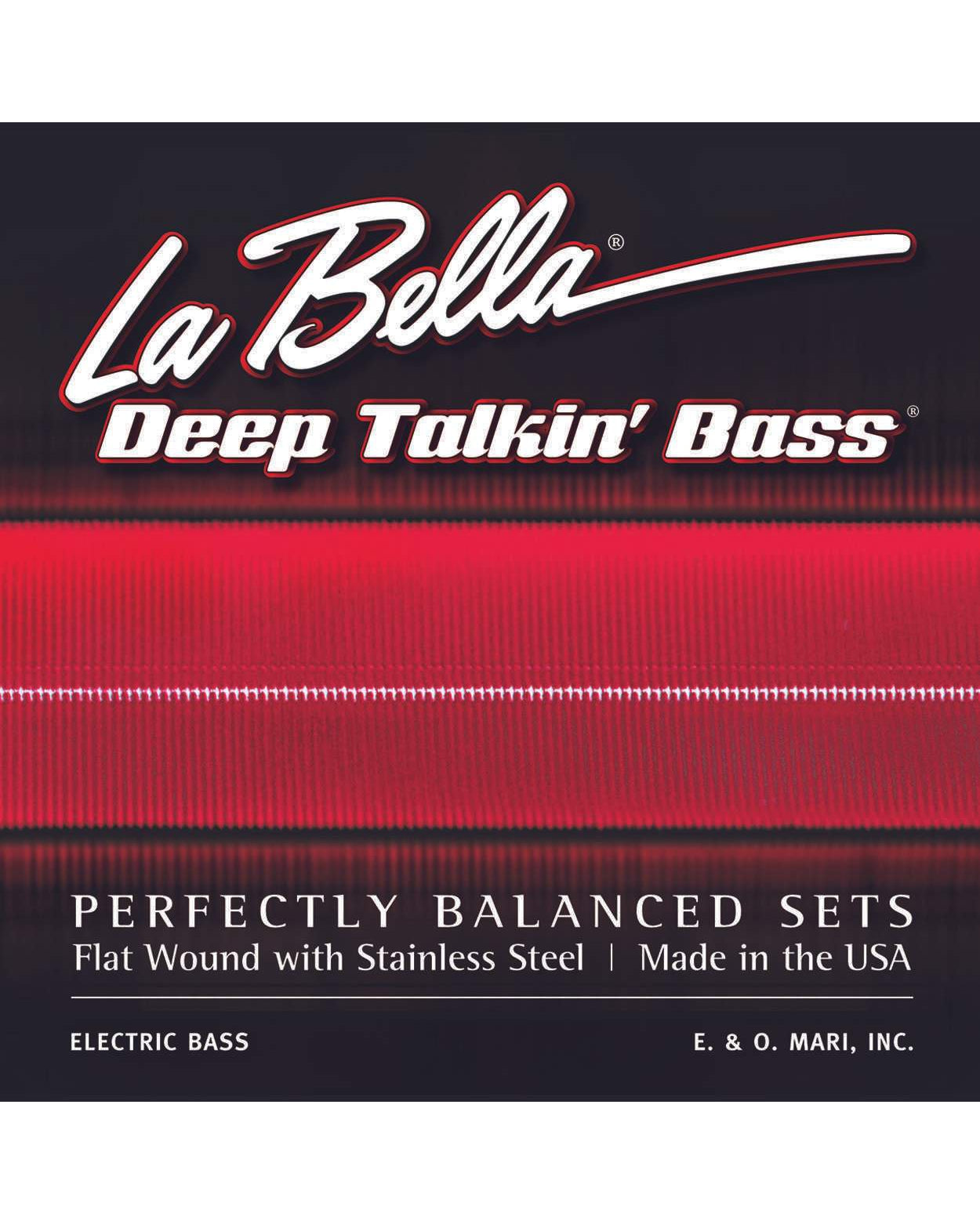 Image 1 of La Bella 760-FD Flat Wound Danelectro Bass Strings - SKU# 760FD : Product Type Strings : Elderly Instruments