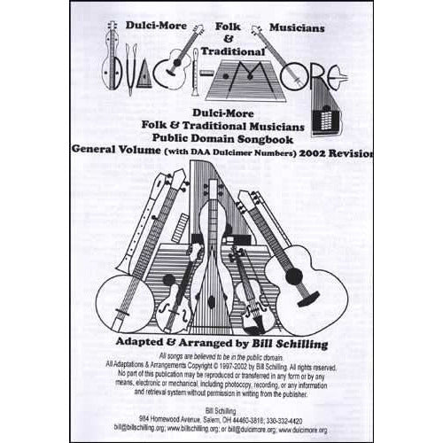 Image 1 of Dulci-More Folk & Traditional Musicians Public Domain Songbook - SKU# 597-1 : Product Type Media : Elderly Instruments