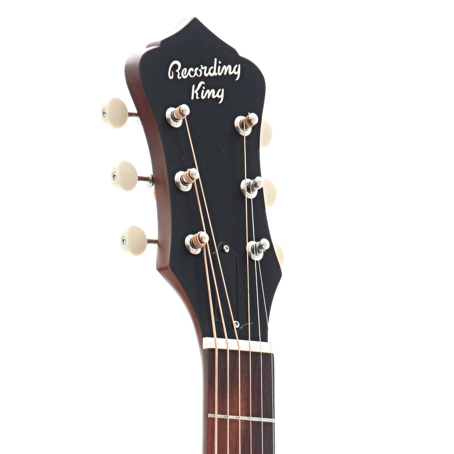 front headstock of Recording King Dirty 30's Deluxe