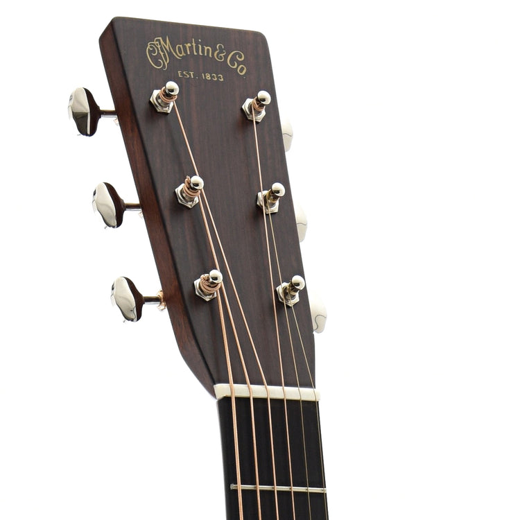 Front Headstock of Martin HD-28E Guitar 