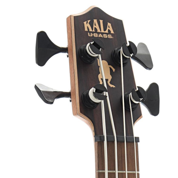 Image 6 of Kala U-Bass Striped Ebony Fretted Mini-Bass, Roundwound Strings, & Gigbag - SKU# UBEBRW : Product Type Acoustic Bass Guitars : Elderly Instruments