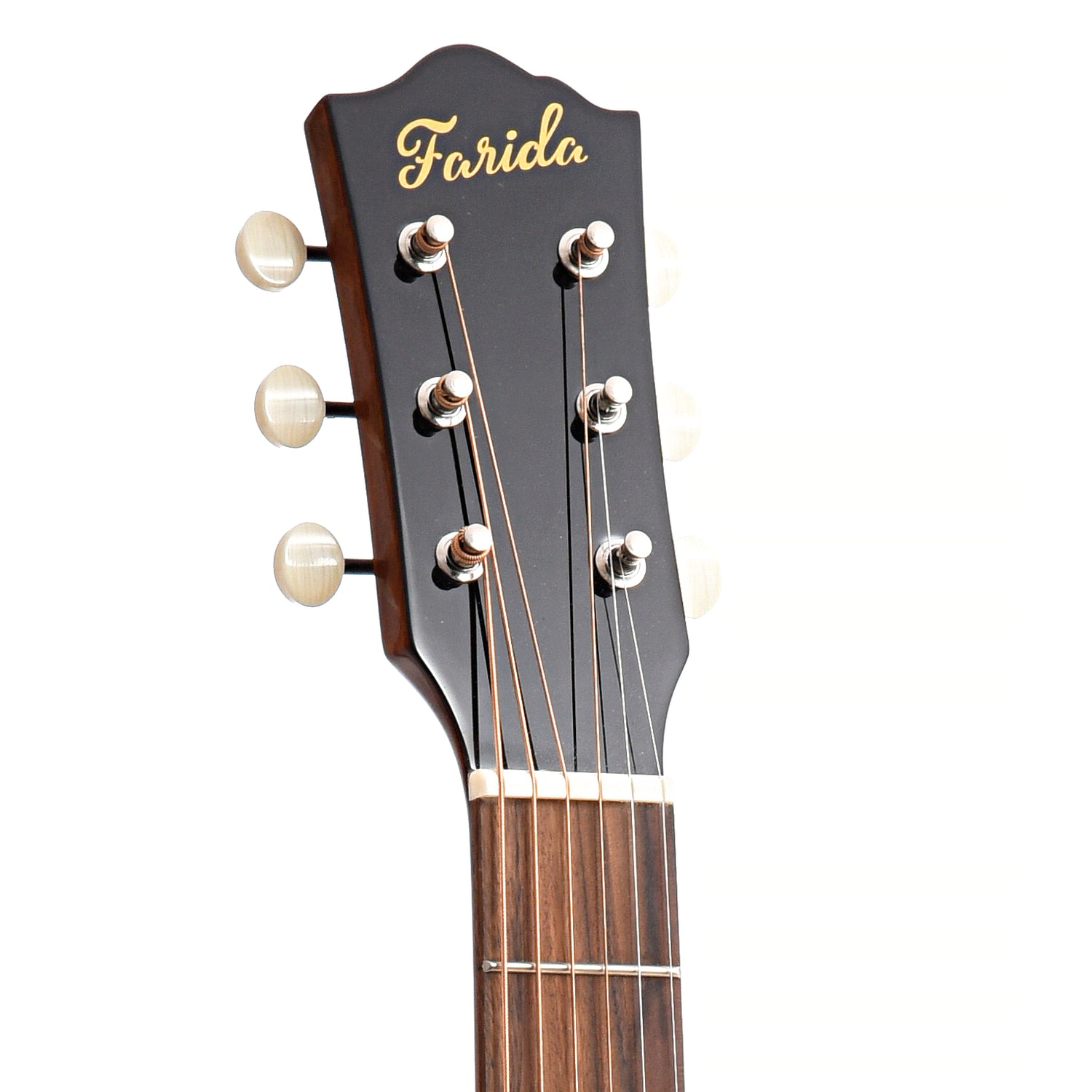 Front Headstock of Farida Old Town Series OT-22 VBS Acoustic Guitar
