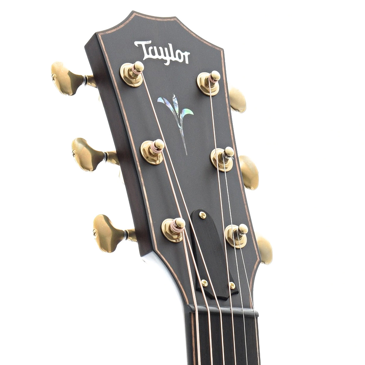 Front Headstock of Taylor Builder's Edition K14ce Acoustic Guitar