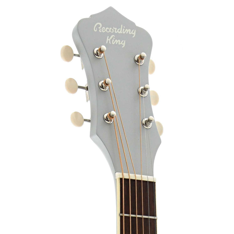 Image 6 of Recording King Dirty 30's Series 7 Single O Acoustic Guitar, Matte Grey Finish - SKU# DTY30GY : Product Type Flat-top Guitars : Elderly Instruments