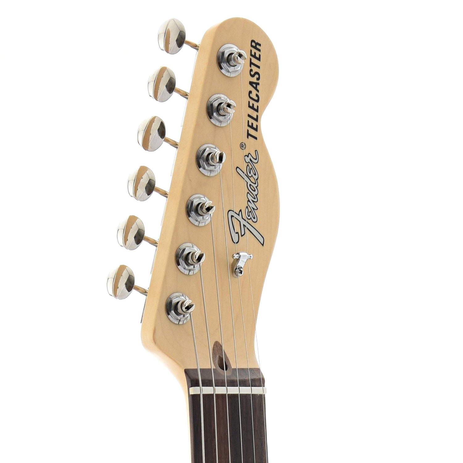 Front Headstock of Fender American Performer Telecaster Hum