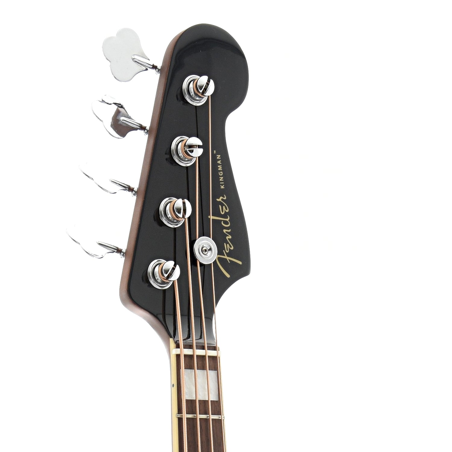 front headstock of Fender Kingman Acoustic Bass