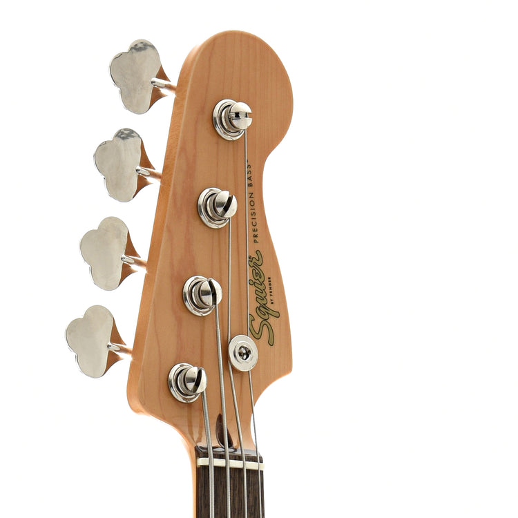 Front Headstock of Squier Classic Vibe '60s Precision Bass