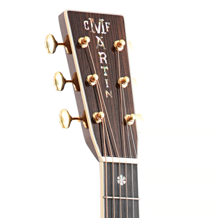 Front Headstock of Martin OM-42 Guitar