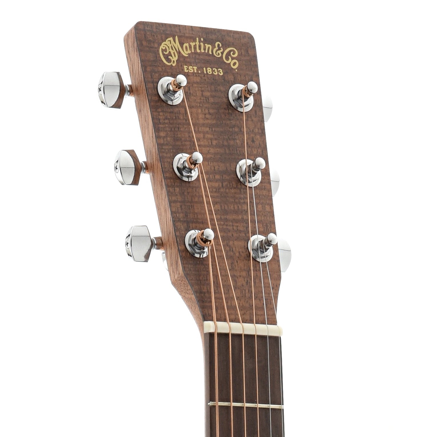 Front headstock of Martin D-X2E Guitar