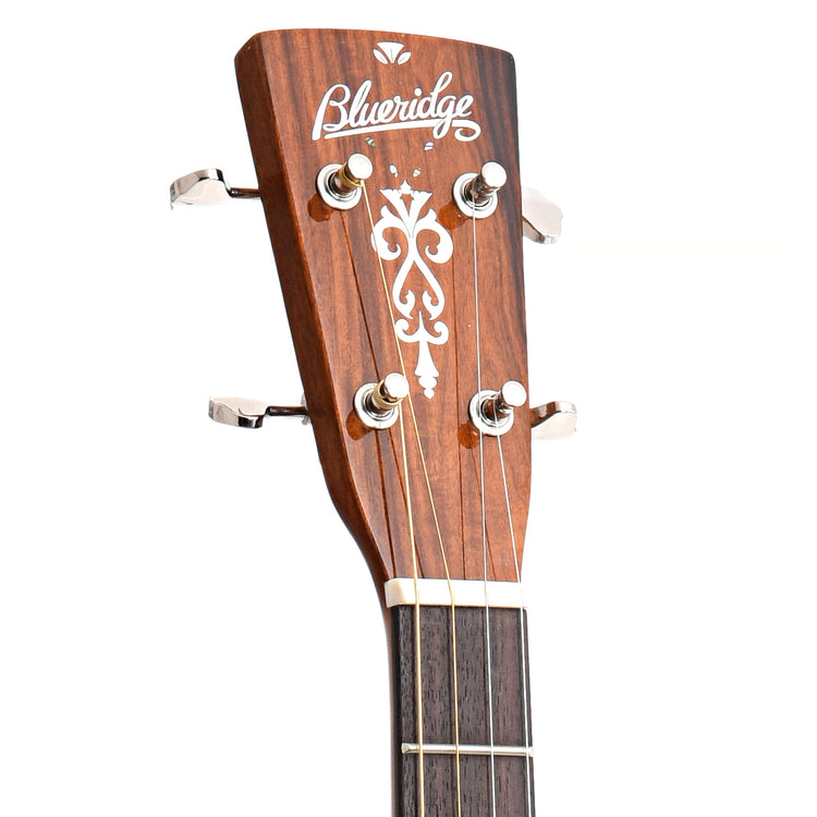 Front Headstock of Blueridge Contemporary Series BR-40TCE Tenor Cutaway Acoustic / Electric Guitar