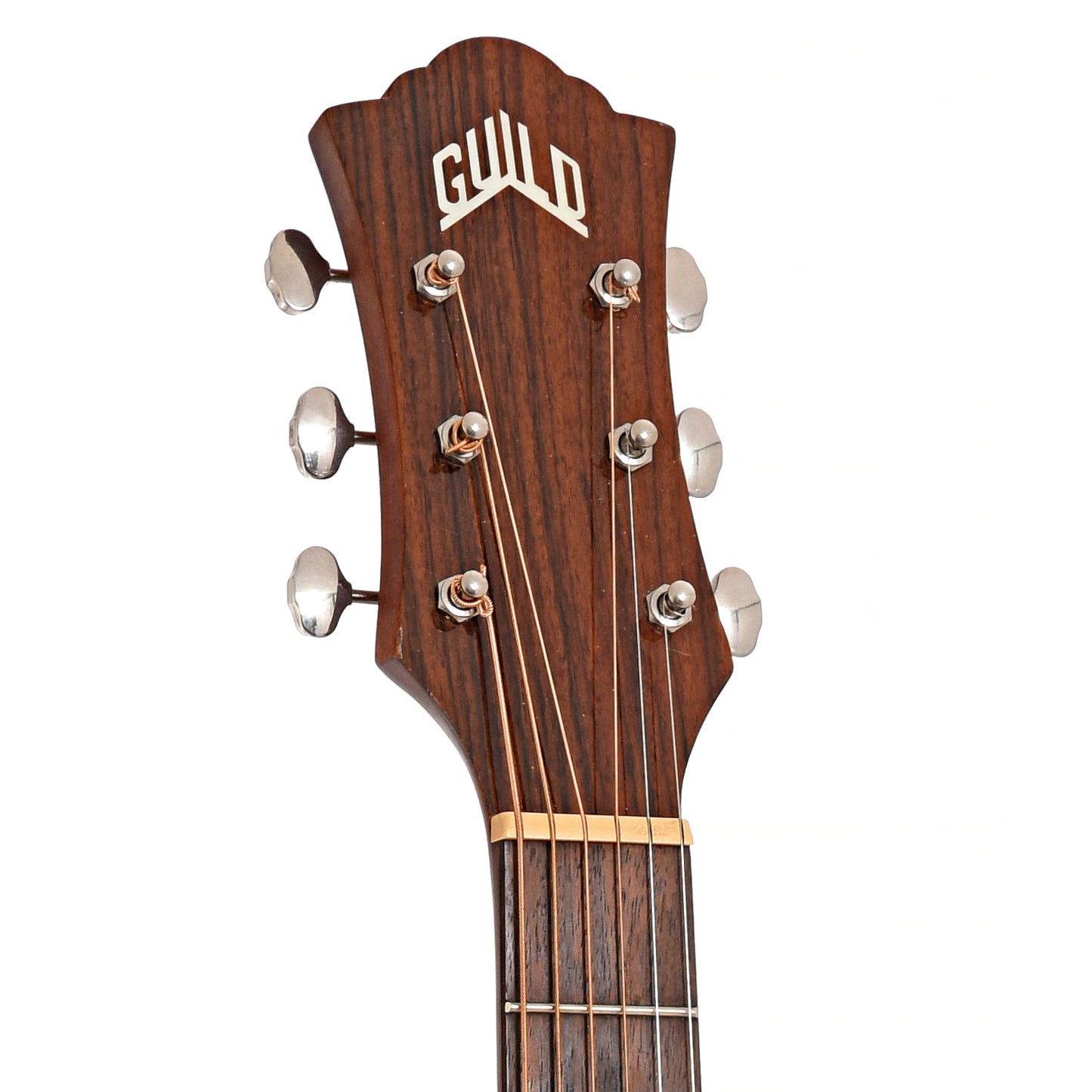 Front headstock of Guild F130RCE NAT 