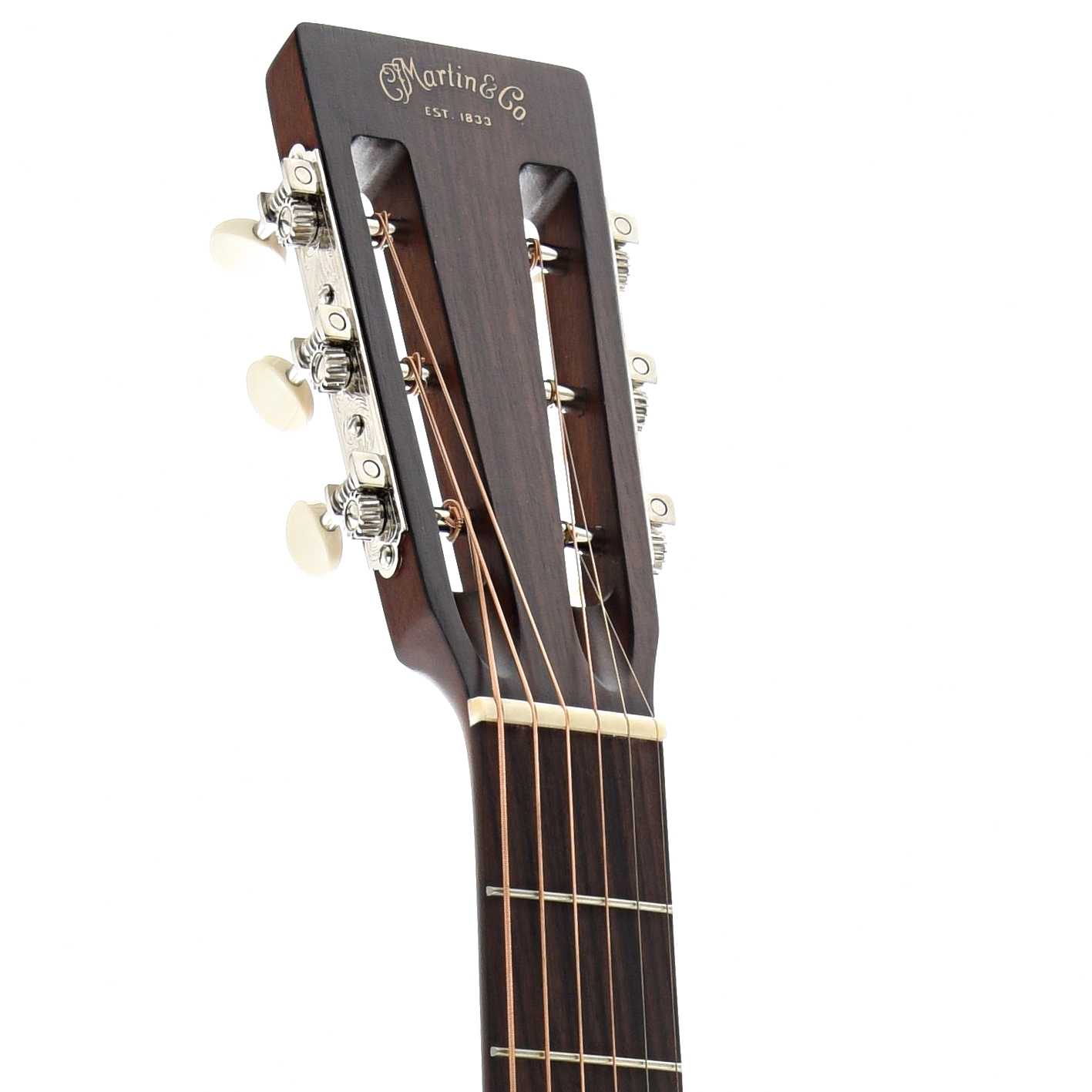 Front Headstock of Martin 000-15SM Mahogany Guitar