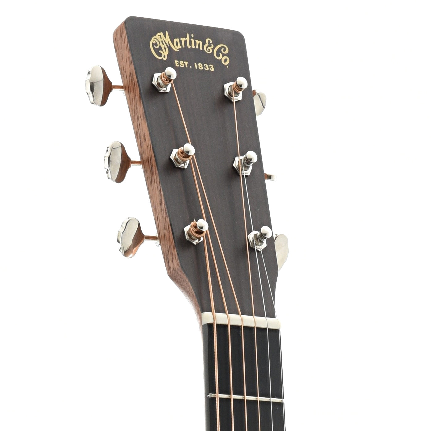 Front Headstock of Martin D-12E Guitar