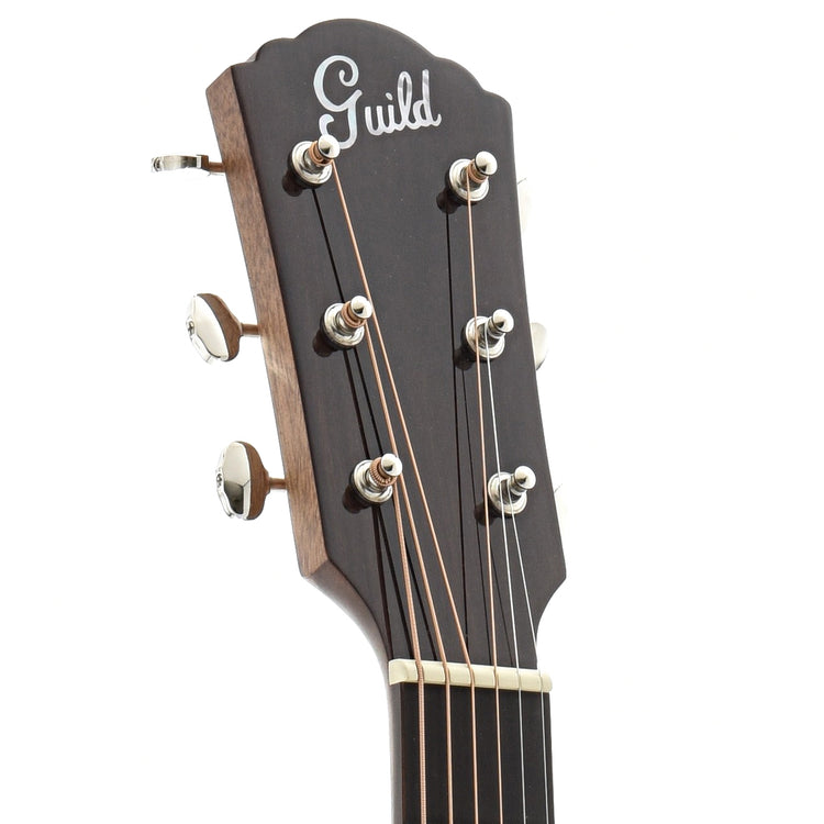 Front Headstock of Guild Memoir Series DS-240 Slope Shoulder Dreadnought Acoustic Guitar