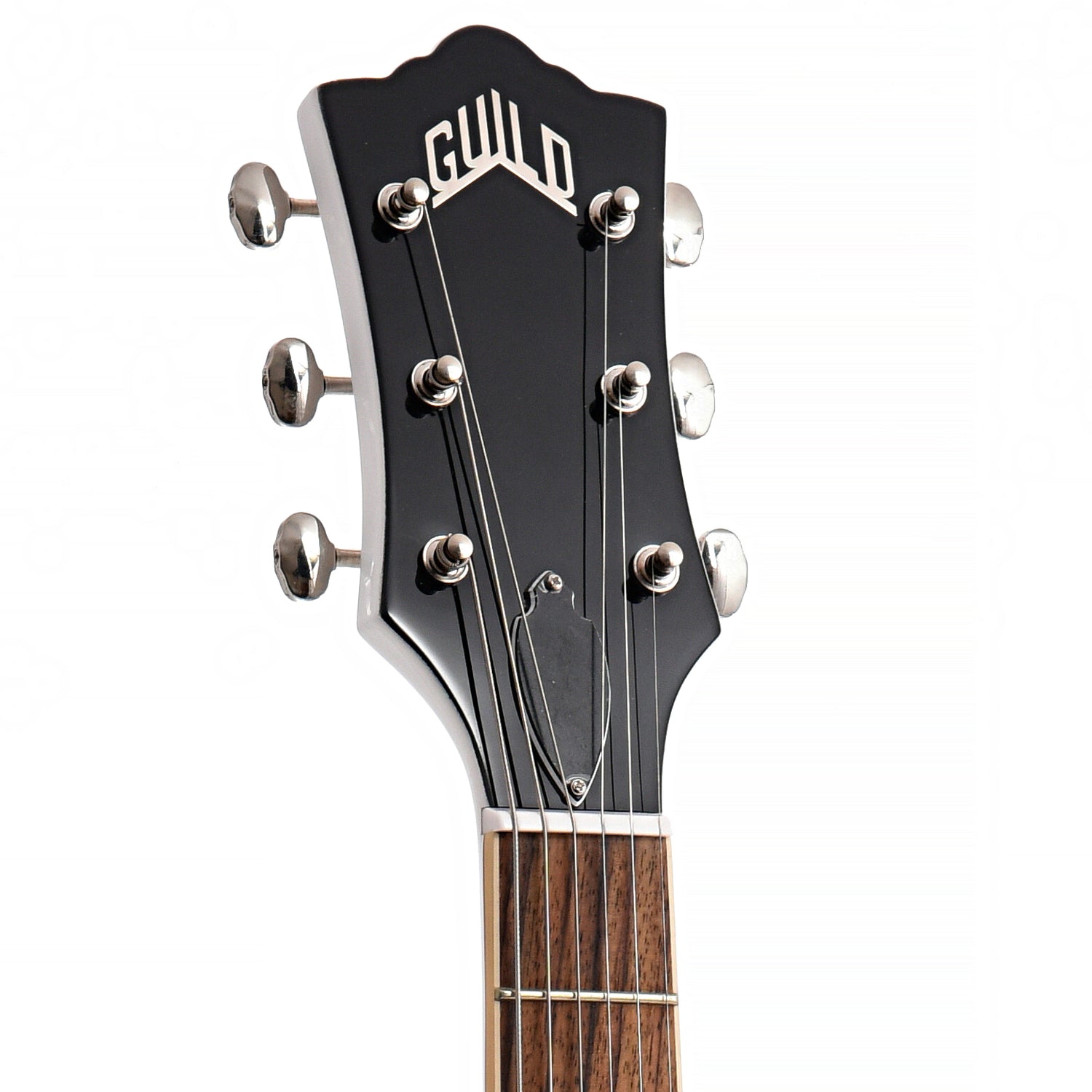 Front Headstock of Guild Starfire I Single Cutaway Semi-Hollow Body Guitar with Vibrato