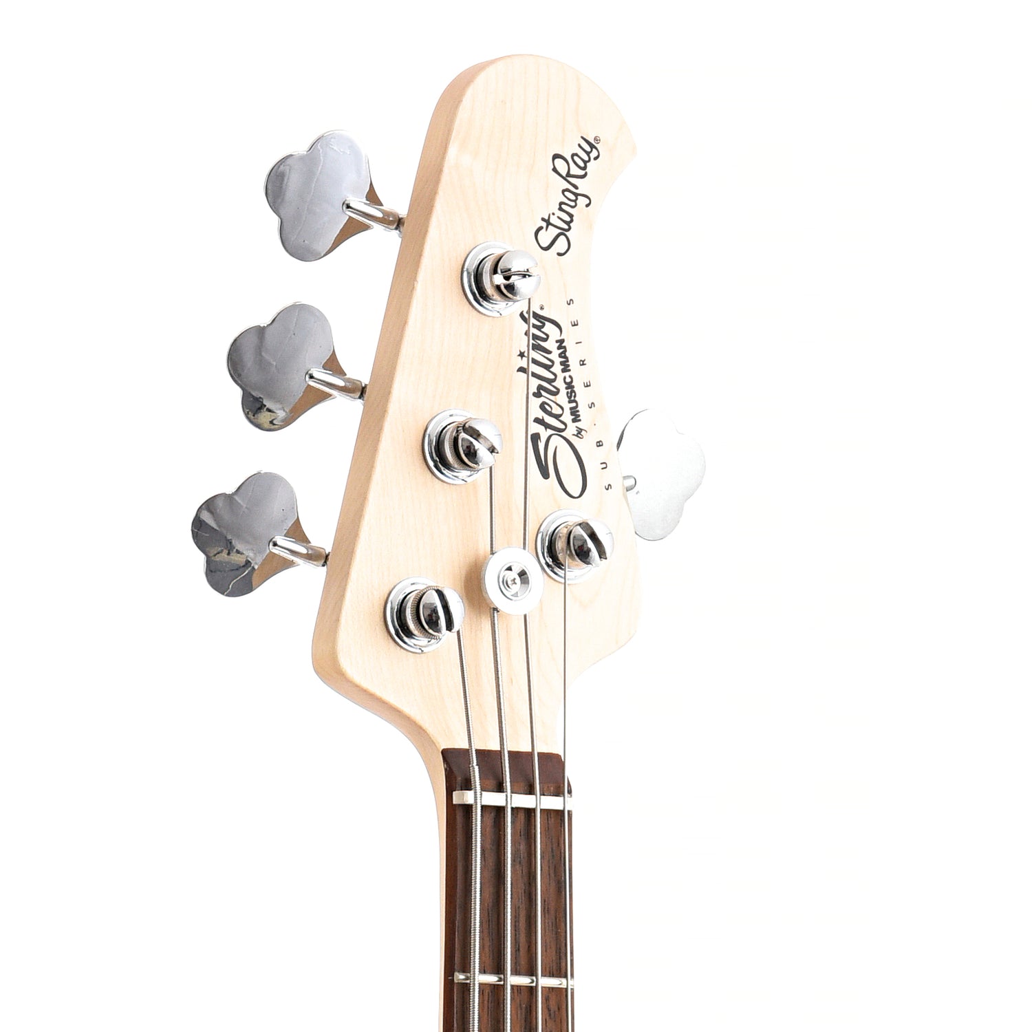 Image 7 of Sterling by Music Man StingRay 4 Bass, Trans Blue Satin Finish - SKU# RAY4-TBS : Product Type Solid Body Bass Guitars : Elderly Instruments