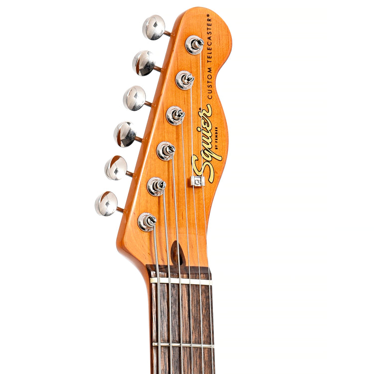 Front Headstock of Squier Classic Vibe Baritone Custom Telecaster