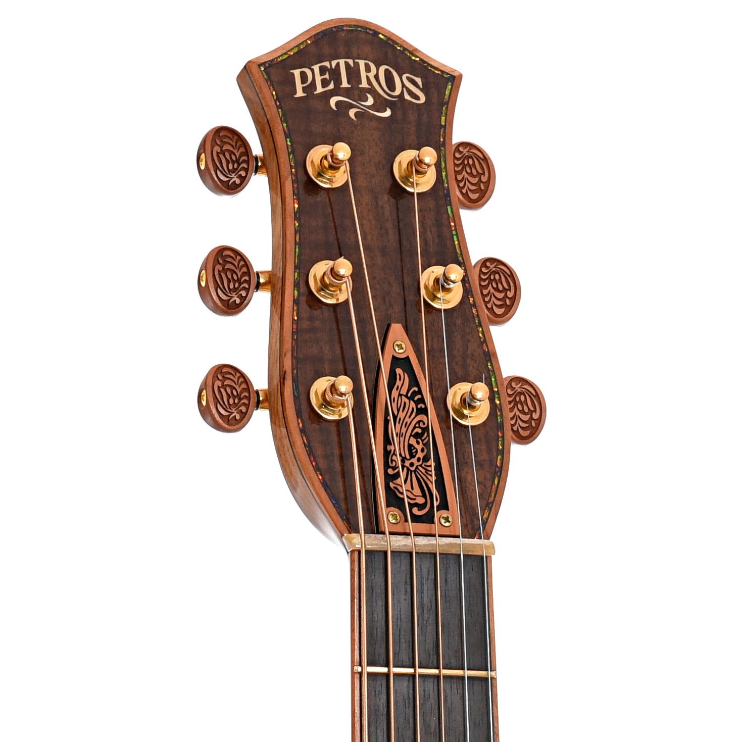 Front headstock of Petros Tunnel 13 GC Acoustic