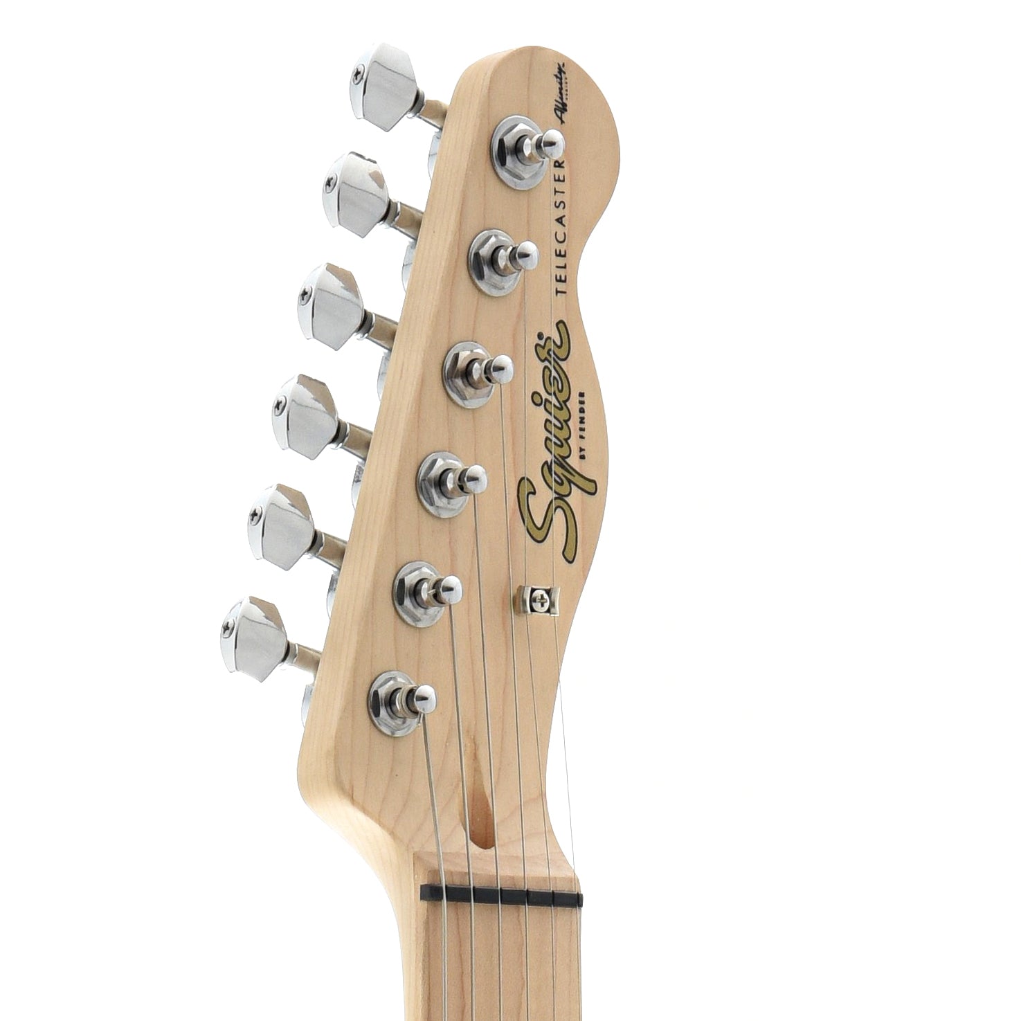 Front headstock of Squier Affinity Telecaster