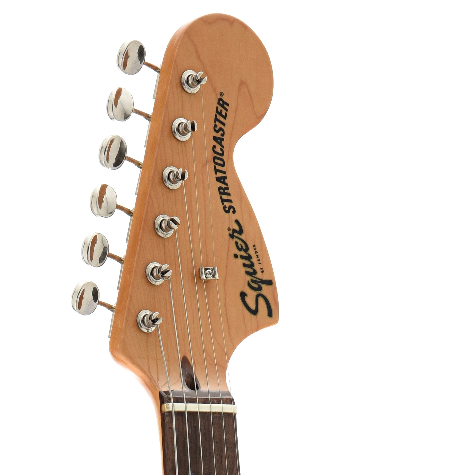 Front Headstock of Squier Classic Vibe '70s Stratocaster